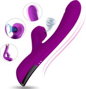 Aii 2in1 Tarzan vibrator met luchtdruk clitoris stimulator – paars