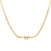 Michelle Bijoux Ketting Vlinder Slang Schakel JE13558 Goud