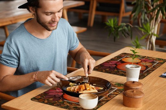 Set de table - Citrouille - Krat - Feuilles - 45x30 cm - 6 pièces