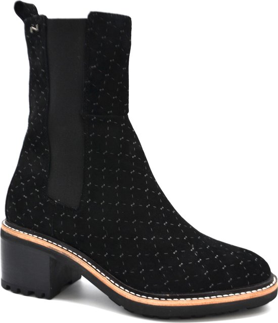 Nathan Baume - Enkellaarsje - Dames - Zwart - Suede | bol.com