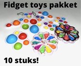 Pop it Fidget Toys - pakket 10 stuks