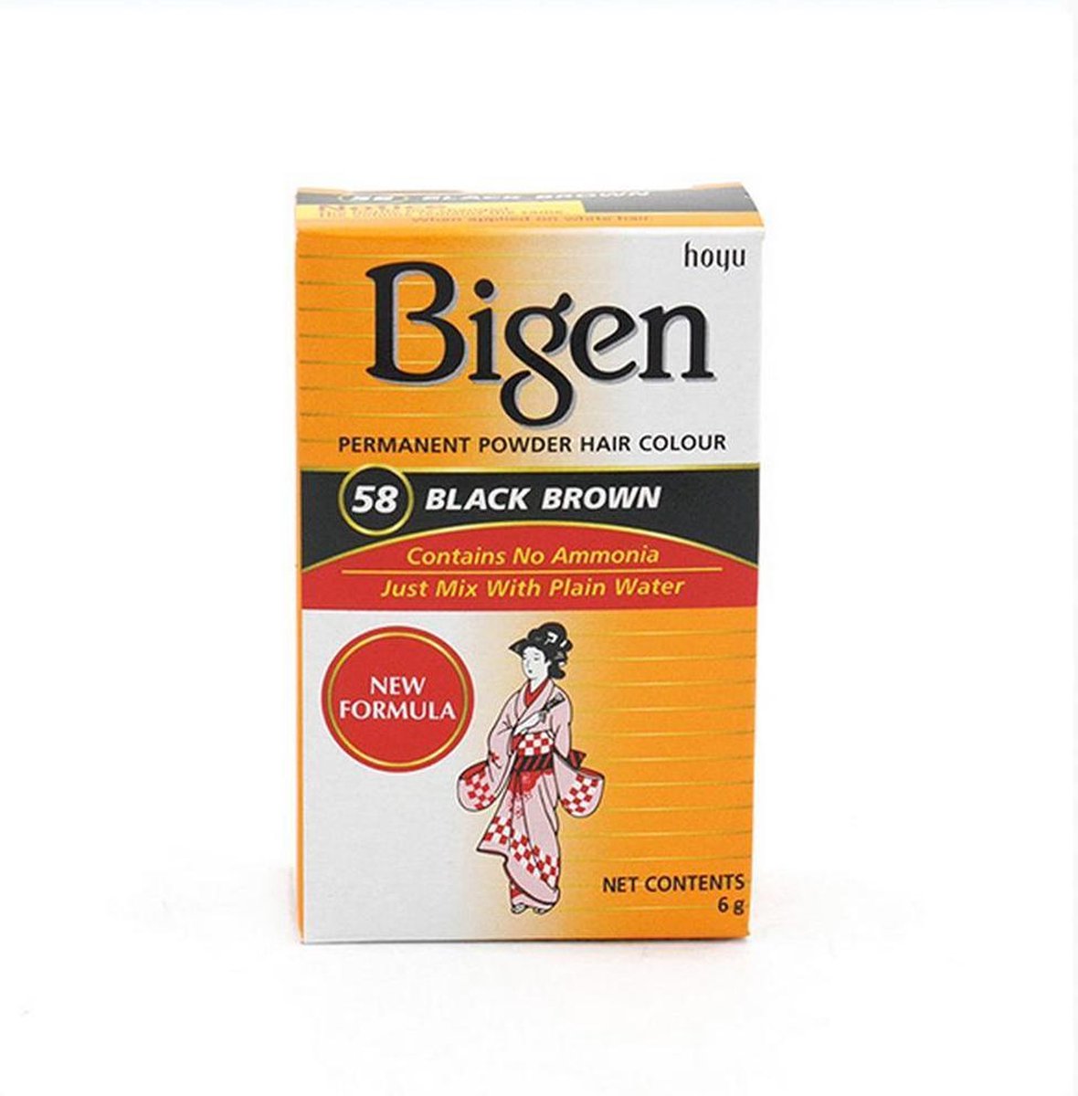 Permanente Kleur Bigen Nº58 Black Brown (6 gr)