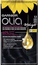 Permanente Kleur Olia 1,10 Black Sapphire Garnier Geen ammoniak (4 Onderdelen)