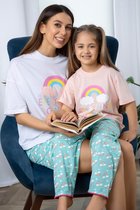 RAINBOW -DAMES  KORTE PYJAMA SET M