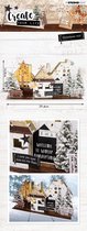 Studio Light MDF set - Create your life - Christmas nr.55