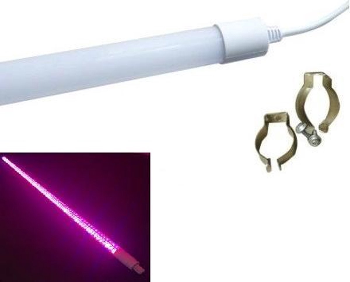 TL LED Buis Groeilamp / Kweeklamp - Full Spectrum - 9 Watt - 60 cm - Waterdicht