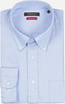 Steppin' Out Spring 2021  Regular Fit Button Down Shirt Mannen - Regular Fit - Katoen - Blauw (39)