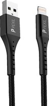 PEXIL Câble Apple Lightning MFI 30CM - Zwart