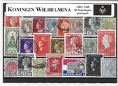 Koningin Wilhelmina - Typisch Nederlands postzegel pakket & souvenir. Collectie met 50 verschillende postzegels van Koningin Wilhelmina – kan als ansichtkaart in een A6 envelop - a