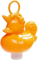 badeend Eenhoorn junior 12 cm oranje