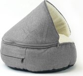 Zachte Relax Iglo voor je Kat of Hond - L - 65 x 16 - Grijs