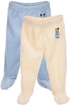 Disney Baby Mickey Mouse | 2 leggingsbroeken | Blauw/Geel | 6 maanden | 67 cm | 6,5 kg | Katoen/Polyester