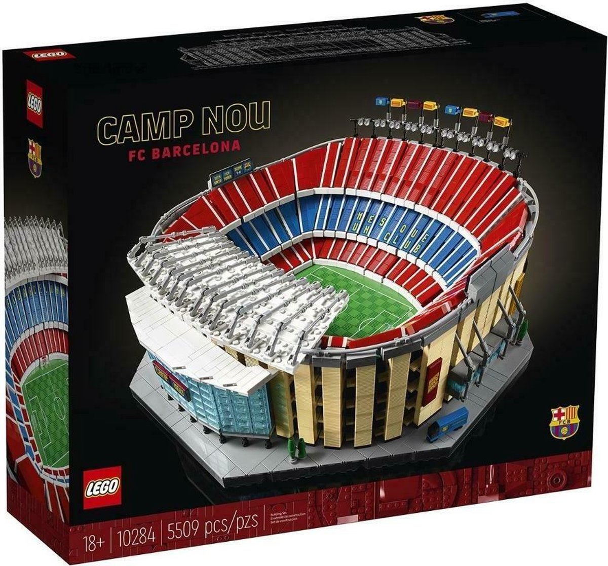 LEGO Creator Expert Icons 10284 Le Camp Nou - FC Barcelone, Set