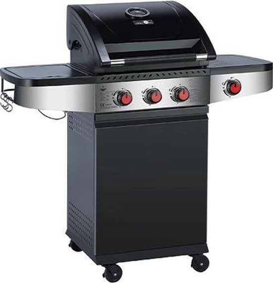 El Fuego Houston 3.1 - Gasbarbecue - Gas bbq - 3 branders - 1 zijbrander - Kleur zwart - Grilloppervlak 42x48 cm van Merkloos — afbeelding 3
