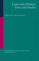 Latin-into-Hebrew: Texts and Studies : Volume Two