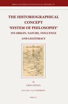 The Historiographical Concept 'System of Philosophy'