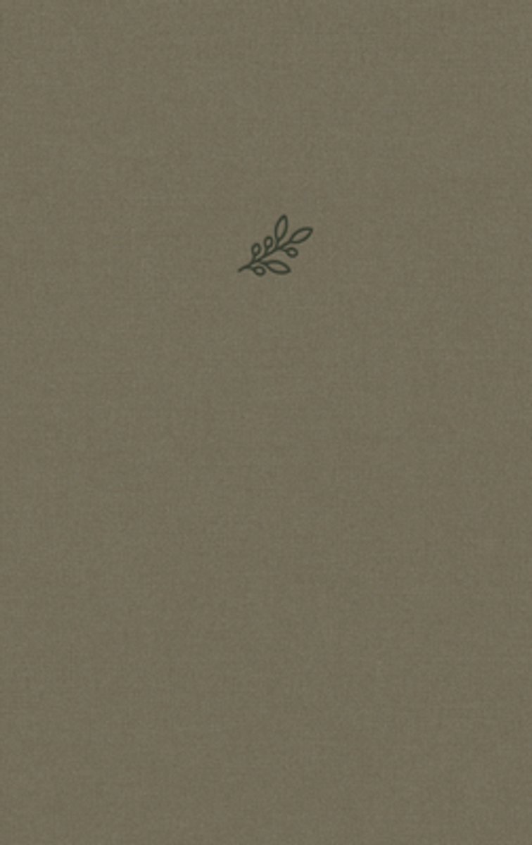 Capa de NVI Biblia del lector · olivo en tela