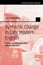 Studies in English Language- Syntactic Change in Late Modern English