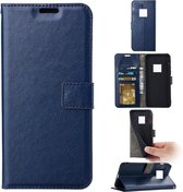 Portemonnee Book Case Hoesje Geschikt voor: Nokia XR20 -  donker blauw