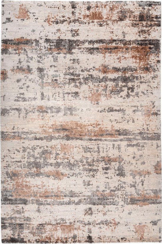 Luxe bamboezijde vloerkleed Jewel - Taupe 960 - 160x230 cm