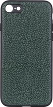 Voor iPhone SE 2020 Litchi Texture lederen opvouwbare beschermhoes (groen)