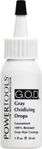 G.O.D., Grijs haar bedekken - The Original Gray Oxidizing Drops 30 ml voor kappersbehandelingen Powertools - Dennis Bernard Professional