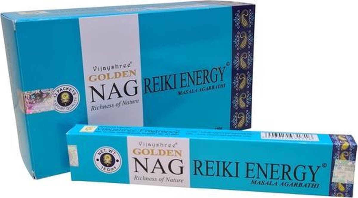 Golden Nag Reiki Energy 15 gr 12 pakjes Multicolor