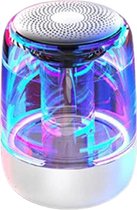 Bluethoot Speaker met LED Verlichting - Wit - Draadloze Speaker - Wireless Speaker