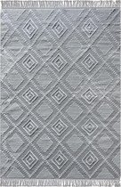 The Rug Republic Hand Woven BIEN Grey/Ivory 160 x 230 cm CARPET