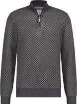 State of Art Fijngebreide trui met sportzip - Heren - Maat: XL
