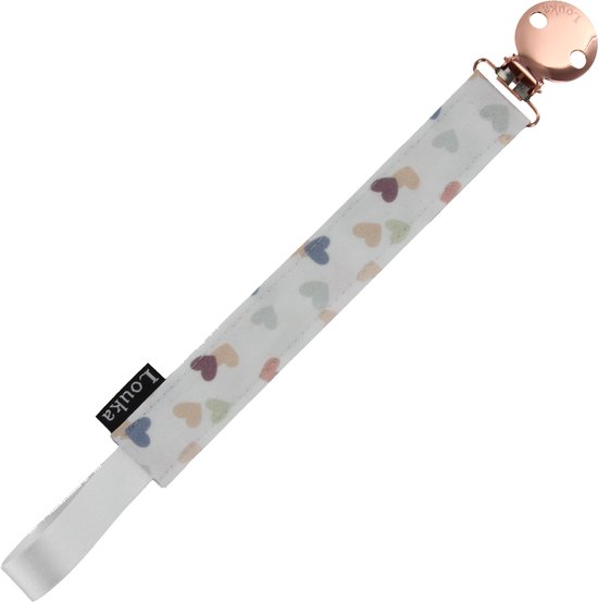 Louka speenkoord hartjes - speenketting