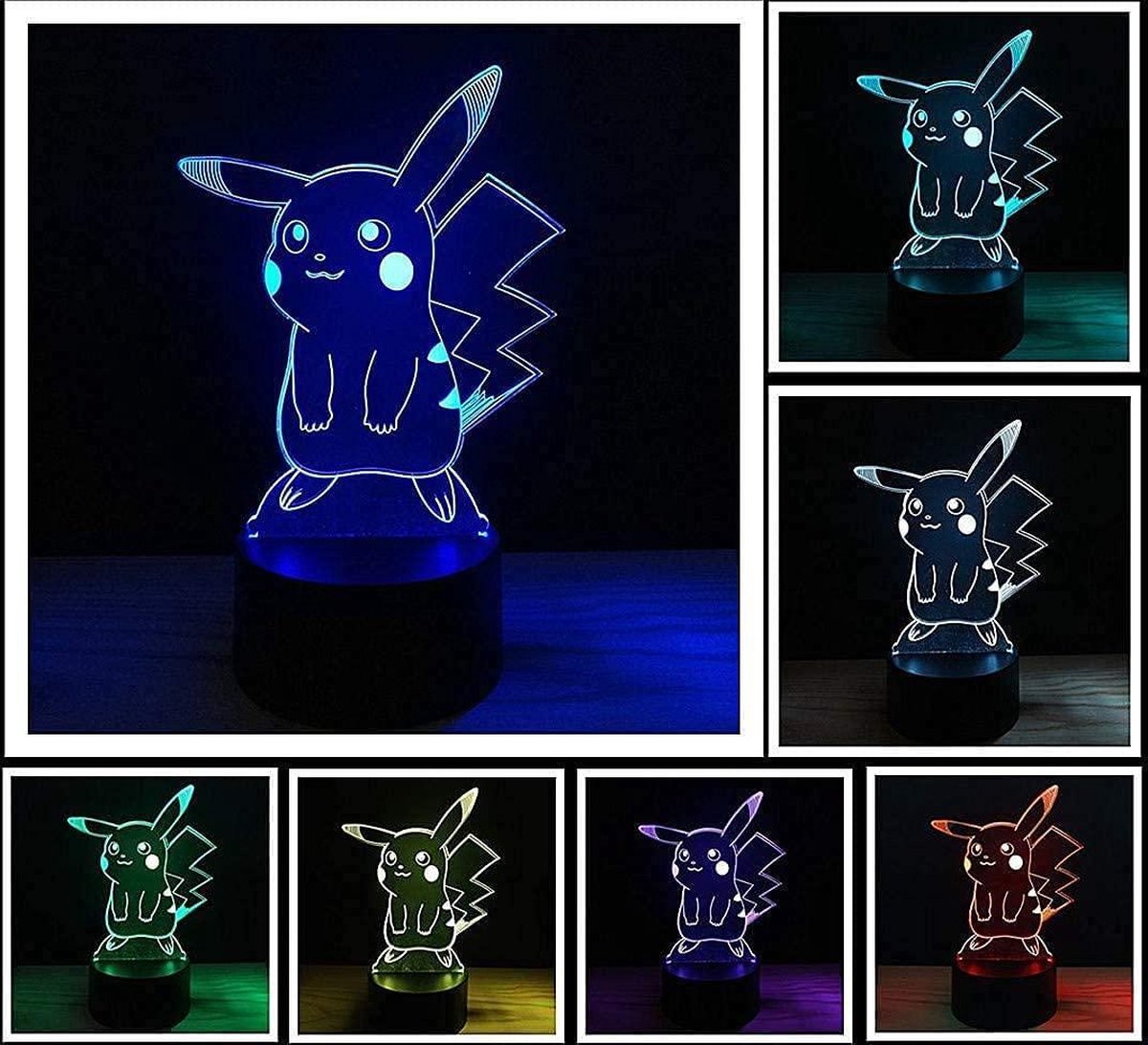 Teknofun Lampe décorative Pikachu 25 cm (télécommande incluse)