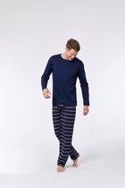 Woody Heren pyjama donkerblauw