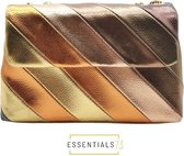 ESSENTIALS73 Rainbow Metallic schoudertas - Regenboog - Bruin - Goud - Brons - Tas - Gold - Crossbody