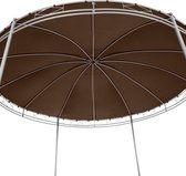 Volution® Luxe Paviljoen - Partytent Bruin - Weersbestendige Partytent - Veranda - Tuin overkapping - Luxe Zonwering - Terrasoverkapping - Volledig afsluitbaar