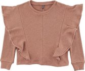 LITTLE PIECES LPCIRCLE LS FLOUNCE TOP BC Meisjes T-shirt - Maat 146/152