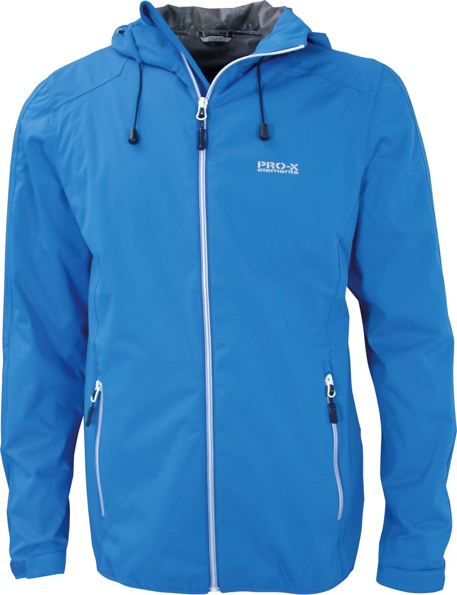 Pro-X Elements Opbergbare regenjas voor heren Donovan Briljant 3XL Blauw