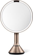 Spiegel met Sensor, Rond, 5x Vergroting, Rose Goud - Simplehuman