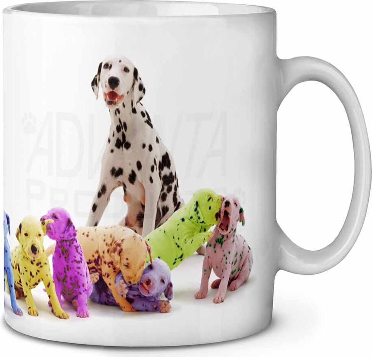 Kleurrijke dalmatiers Koffie-thee mok 420 ML