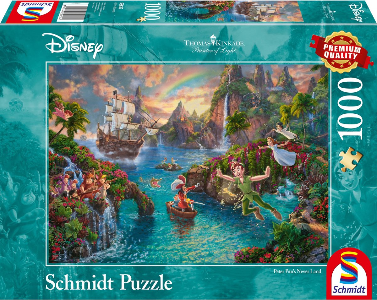 Thomas Kinkade legpuzzel Peter Pan's Never Land (1000 stukjes)