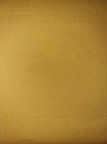 Boxmatras hoeslaken - okergeel effen - katoen - 95 x 75 x 6 cm