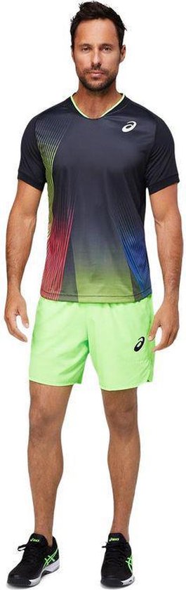 Asics Court Men Match Graphic SS Top T-Shirt Heren Tennis Tennisshirt -  Maat S | bol.com