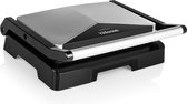 Tristar GR-2854 - Contactgrill 1000W - Tosti ijzer - 23x14,5cm bakoppervlak - Anti aanbaklaag - Grijs