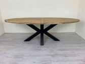 Teak buitentafel ovaal 240x130cm
