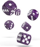 Oakie Doakie Dice dés D6 16 mm Marble - Violet