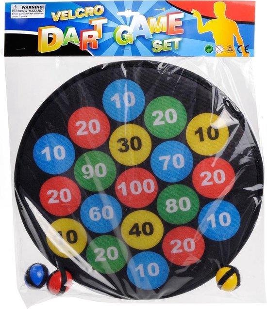 Dartbord - Met Klittenband  - Dartborden Kinderen - Dartbord Set - 35 cm - Lazygames.eu