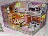 Miniatuur huisje - DIY house -bouwpakket- Loft appartement - Angels dream