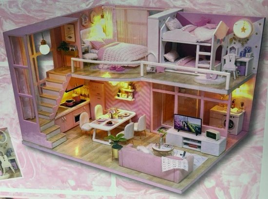 Maison miniature - kit - Loft miniature - Appartement - Maison de bricolage  - Rêve de