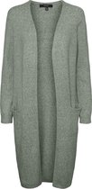 VERO MODA VMDOFFY LS LONG OPEN CARDIGAN GA Dames Vest - Maat XL