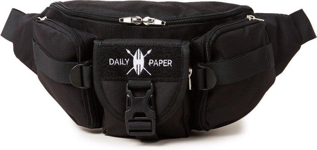 Daily Paper Multi Pocket Waist Bag 2.0 Black | bol.com